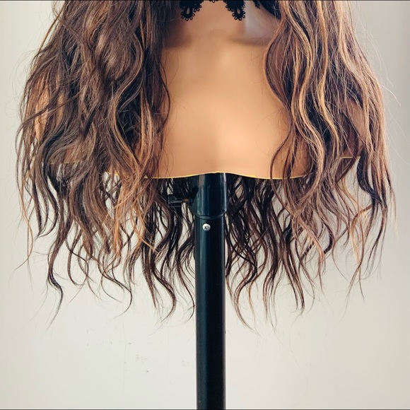 “Put On & Go” - 24” Brown/Auburn Headband Wig for Daily Wear or Events - Picture 2 of 15